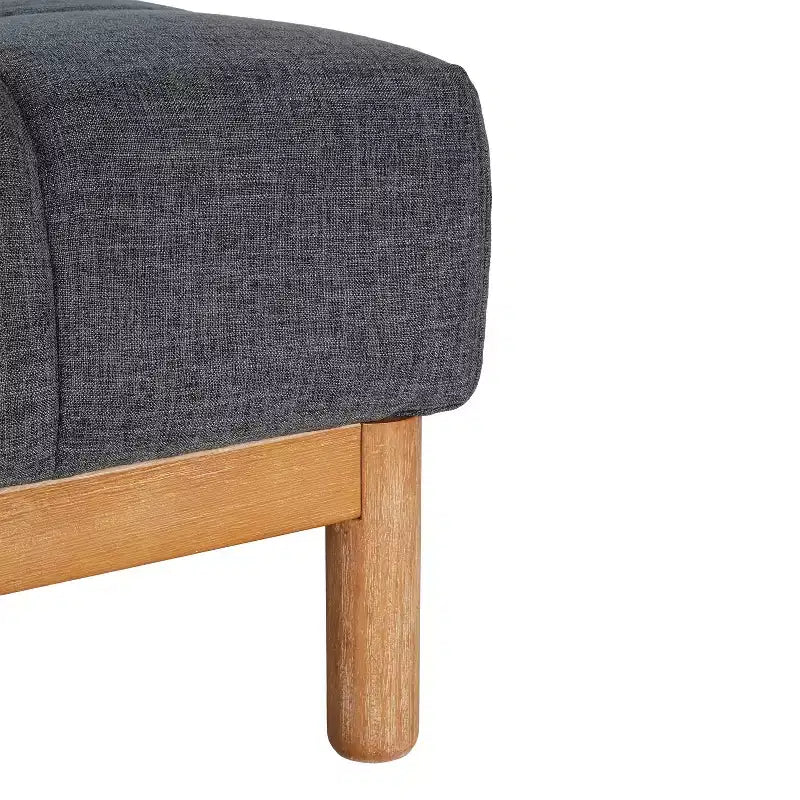 Christopher Knight Home Modern Upholstered Allen Biscuit-style Tufted Ottoman with Square shape