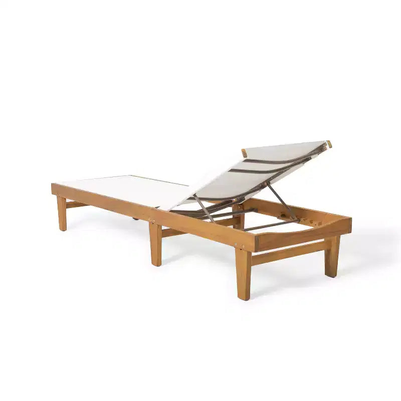Adjustable Outdoor Chaise Lounge Chairs for Patio Poolside or Porch