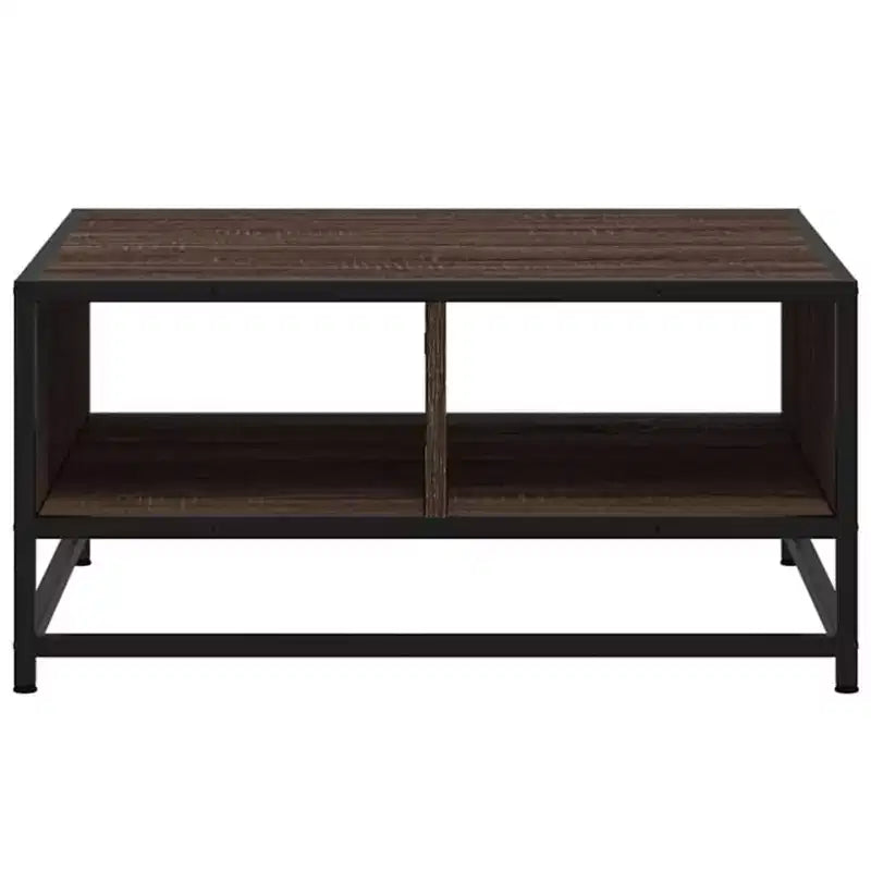 Clihome Storage Coffee Table Square Modern Table with Spacious Hidden Compartment Matte Finish