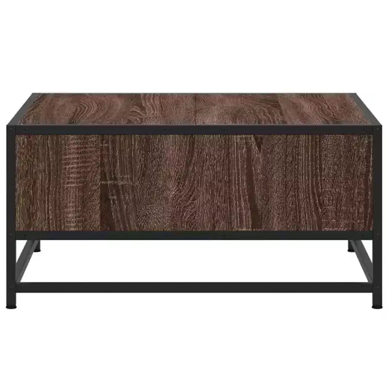 Clihome Storage Coffee Table Square Modern Table with Spacious Hidden Compartment Matte Finish
