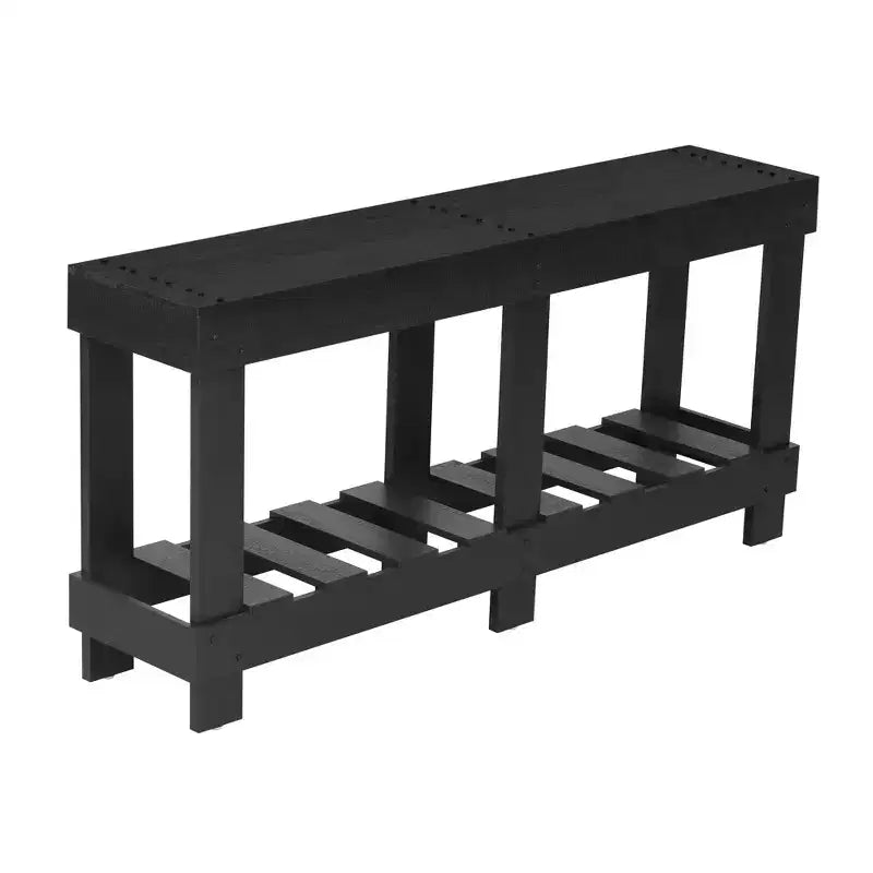 Farmhouse Console Table with Storage Fir Solid Wood Hallway Table Vintage Entryway Table with Shelf and Reinforced Legs