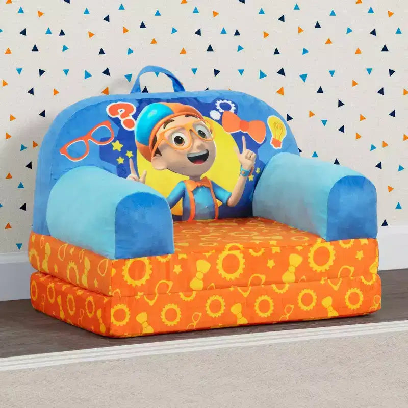 Delta Children Blippi Cozee Buddy Flip-out Chair