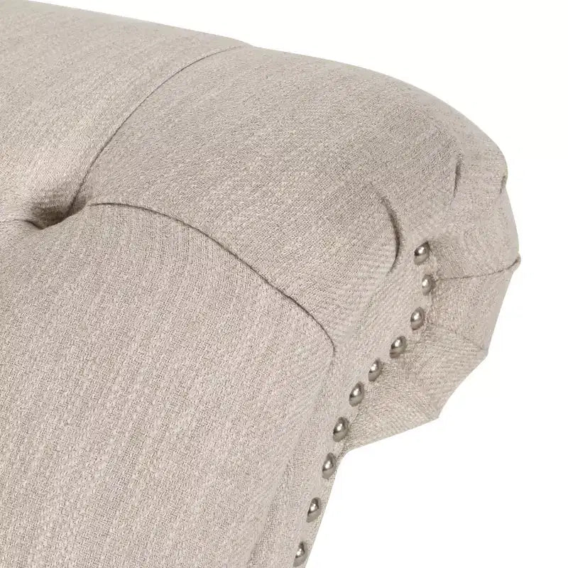 Varnell Contemporary Fabric Chaise Lounge with Turned Legs - Christopher Knight Home