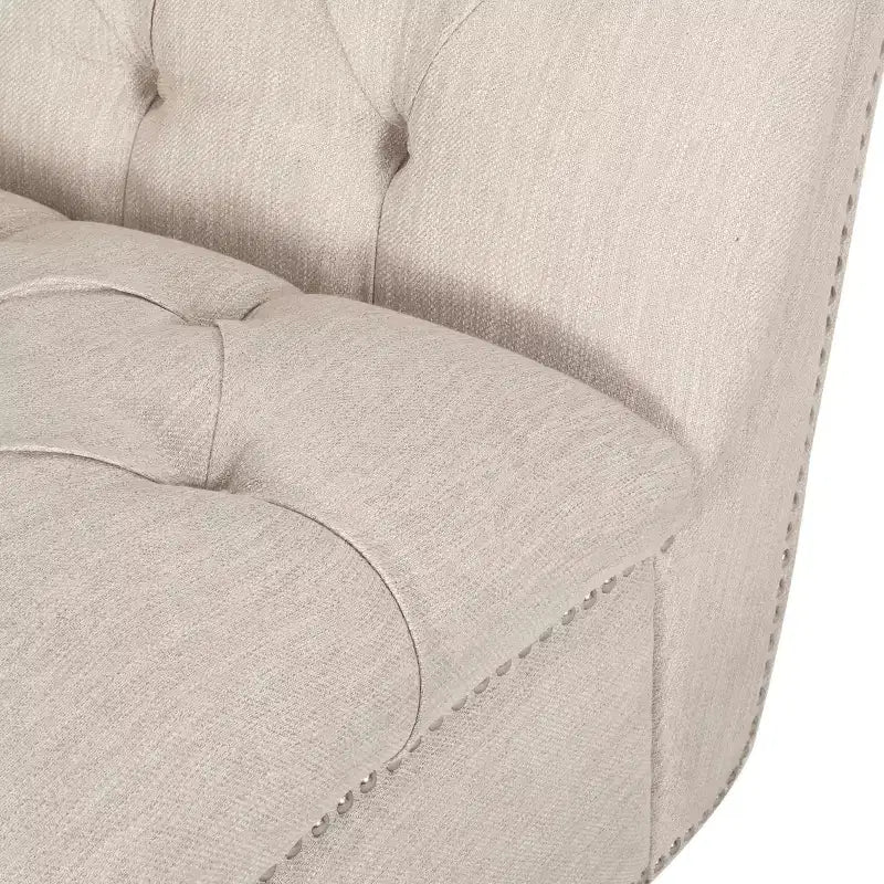 Varnell Contemporary Fabric Chaise Lounge with Turned Legs - Christopher Knight Home