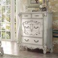 47" Versailles Bedroom Sets Bone White - Acme Furniture: Royal Style 5-Drawer Storage